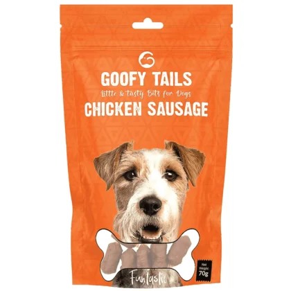 Goofy Tails Chicken Sausage Stick Dog Treats 70gm