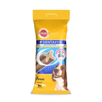 Pedigree Dentastix Mono Dog Chew for Medium Breed Oral Care (77gm)