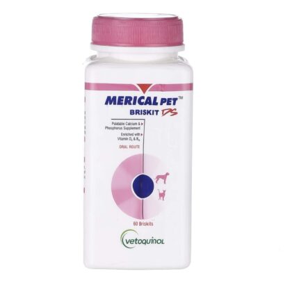Merical Pet Briskit Calcium and Phosphorus Supplement 60 Tablets