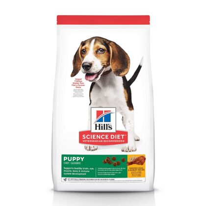 Hills Science Diet Puppy Healthy Development, Chicken Meal & Barley Dry Dog Food