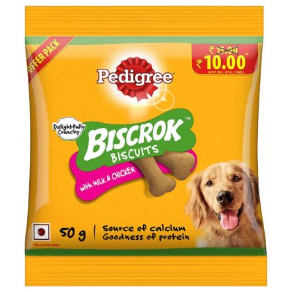 Pedigree Biscrok Chicken Biscuits 50gm
