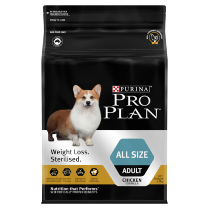 Purina Pro Plan Adult Weight Loss Dry Dog Food for All Size
