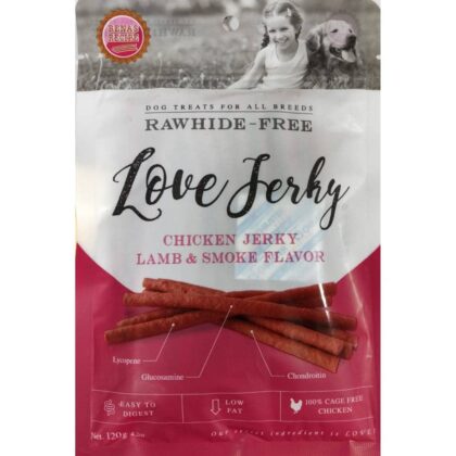 Rena Love Lamb and Smoke Jerky Dog Treats 120gm