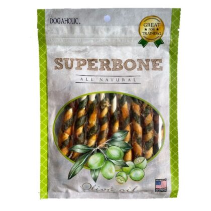 Dogaholic Superbone Chicken Stick with Olive Oil Dog Treat, 185 gms
