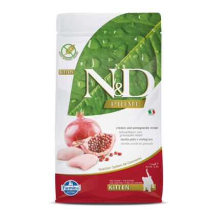 Farmina N& D Prime - Chicken &  Pomegranate- Grain free - Cat Dry Food - Kitten