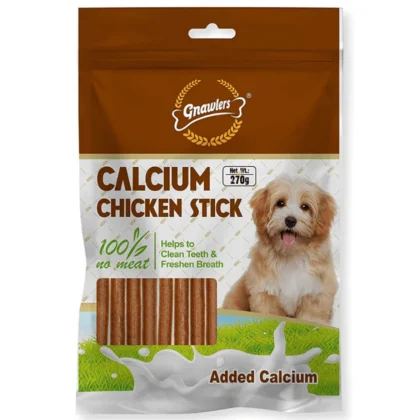 Gnawlers Calcium Chicken Stick Dog Treat 270gm