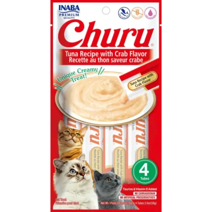 INABA Churu Tuna with Crab Cat Treats 56 gm