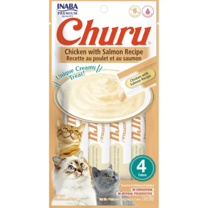 INABA Churu Chicken with Salmon Cat Treats 56gm