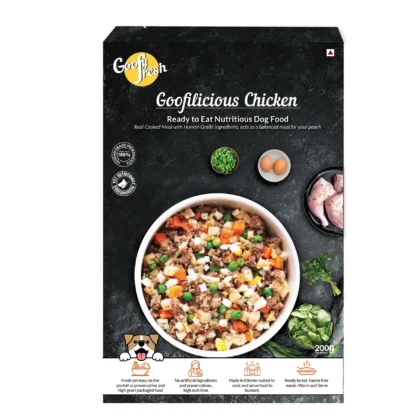 Goofy Fresh Goofilicious Chicken Fresh Food for Dogs and Puppies 200g