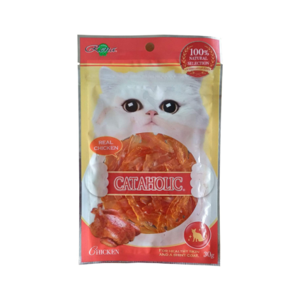 Cataholic Neko Chicken Jerky Sliced Cat Treat, 30 g