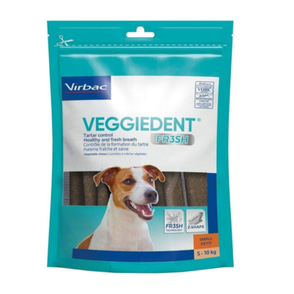 Virbac Veggiedent Oral Hygiene Small Dog Chew 224gm