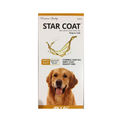 Star Coat - Skin and Coat Tonic with Omega and Biotin for Dogs and Cats - 200ml