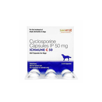 Savavet Ichmune c Soft Gel Capsules 50mg For Dogs 6 Tabs