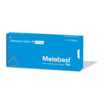 Melobest(Meloxicam) Pet Tabs-Meloxicam 2.5Mg 10 Tablets