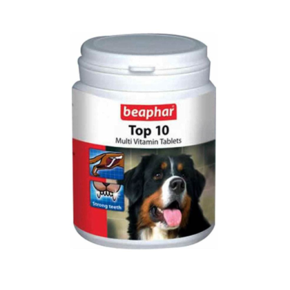 Beaphar Top-10 Dog Multi Vitamin Tablets Supplement, 160 Tablets
