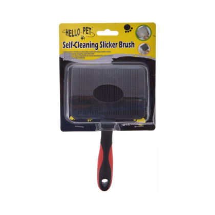 Hello-Pet Self Cleaning Slicker Brush (Large)