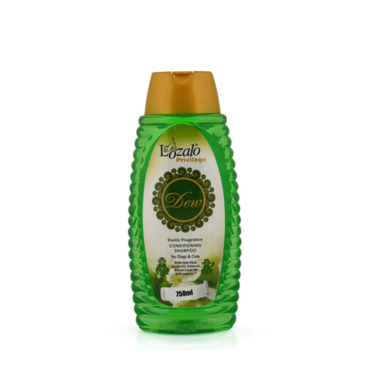 Lozalo Privilege Dew Exotic Fragrance Pet Care Conditioning Shampoo for Dogs & Cats with Aloe Vera,Jojoba Oil,Oatmeal,Wheat Germ Oil