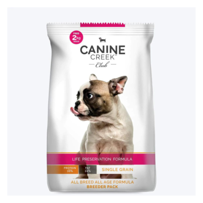 Canine Creek Club, Ultra Premium Dry Dog Food for All Lifestages - 10 kg (+2 kg Extra Free Inside)