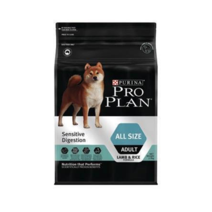Purina Pro Plan Sensitive Digestion All Size Adult- Lamb & Rice Formula Dry Dog Food