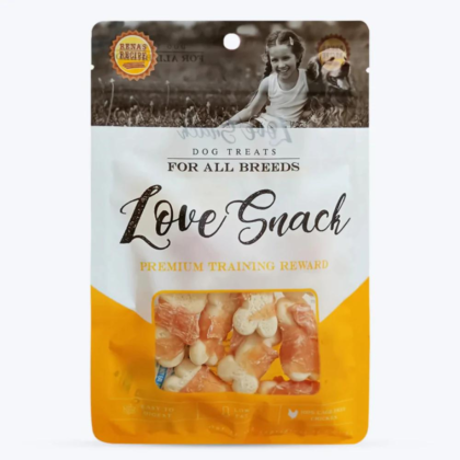 Rena Love Snack Chicken Wrap Biscuit Dog Treats 60gm