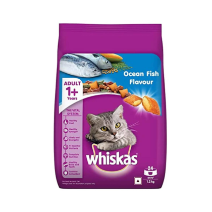 Whiskas Adult (+1 year) Ocean Fish Flavour Dry Cat Food