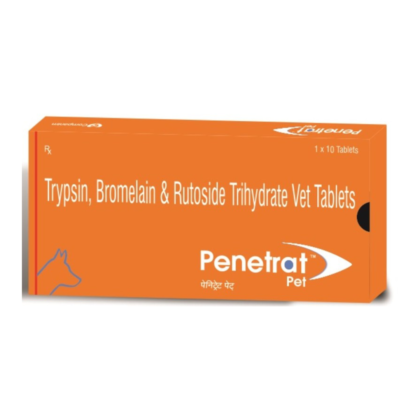 TTK Penetrat Pet Trypsin Bromelain Rutoside Tablets 10 Tab