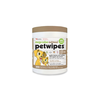 Mega Value Oatmeal Pet Wipes