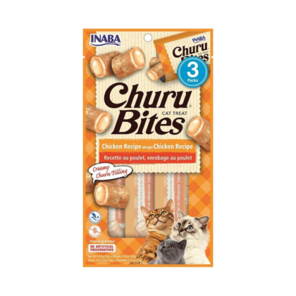 Inaba Churu Bites Chicken Recipe Wraps Cat Treat 30gm