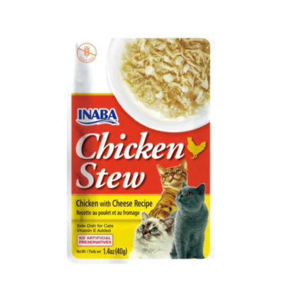 Inaba Cat Treat Chicken Stew Chicken with Cheese 40gm