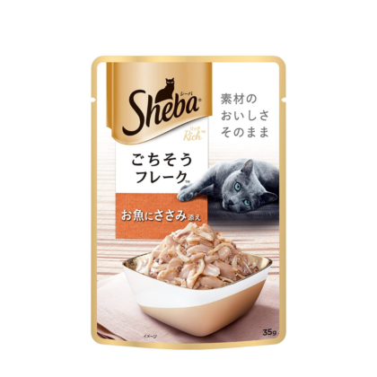 Sheba Premium Fish with Sasami Wet Cat Food 35gm