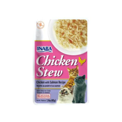 Inaba Cat Treat Chicken Stew Chicken with Salmon 40gm