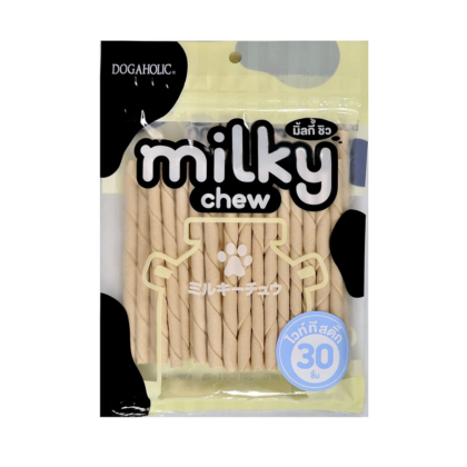 Dogaholic Milky Chews Sticks Dog Treat (30 Pieces)