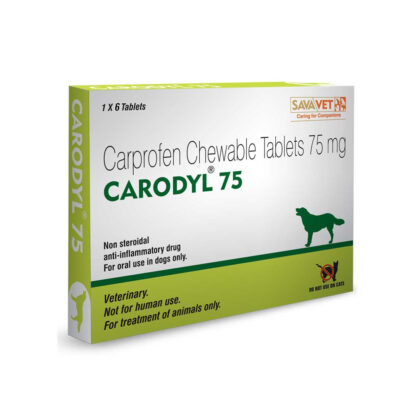 Savavet Carodyl 75gm (Strip of 6 Chewable Tabs) For Dogs