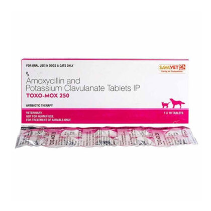 Savavet Toxo Mox 250mg tablets For Dogs and Cats 10 Tabs
