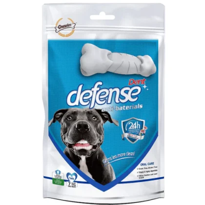 Gnawlers Defense Dent Dental Care Chew Bones For Dogs 35Pcs