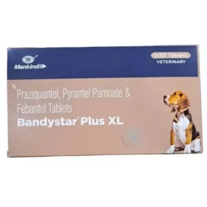 Mankind Bandystar Plus XL Deworming 10-Tablets for Dogs