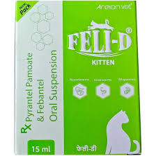 Areion Vet Feli-D Cat Deworming Syrup 15ml