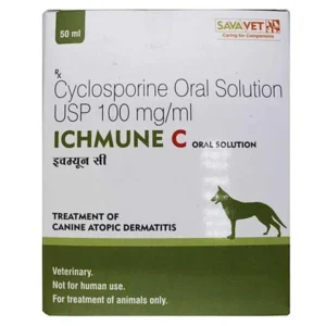 Savavet Ichmune C Cyclosporine Oral Solution 100mg/ml 30ml