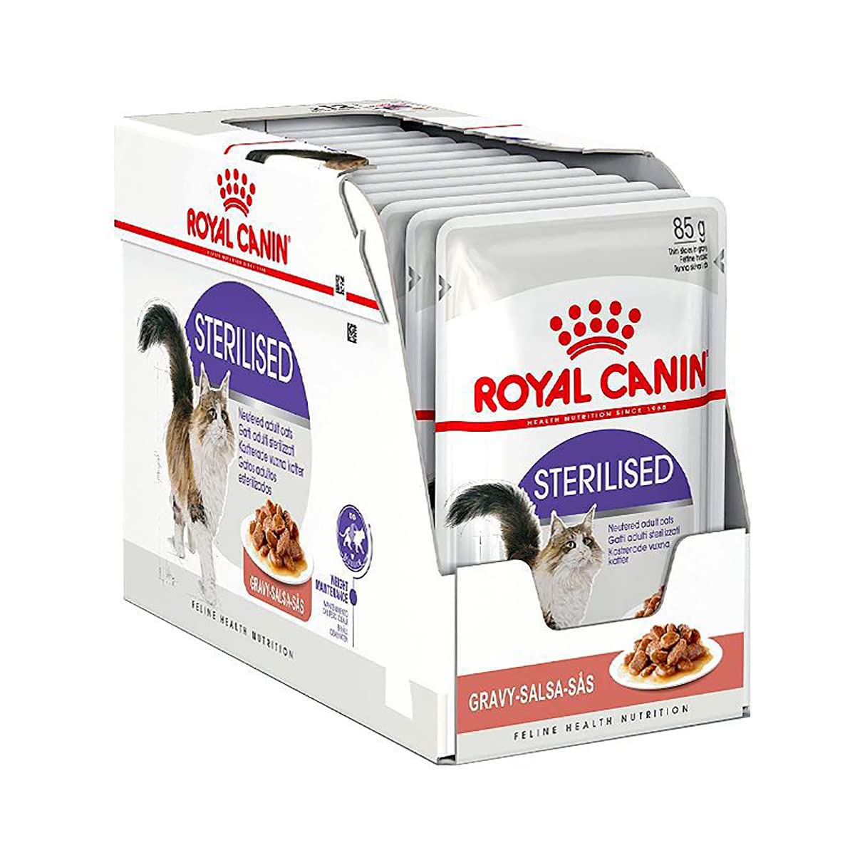 Royal Canin Sterilised/Neutered Adult Cat Wet Food Gravy 85gm - Image 2
