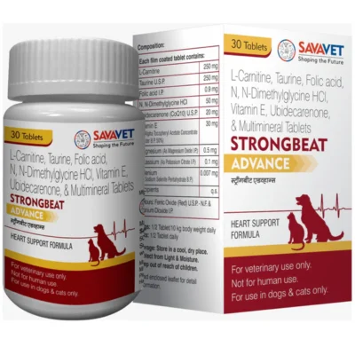 Savavet Strongbeat Advance Tablet for Dogs and Cats 30 Tablets